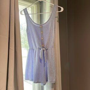Blue Stripped Romper💙